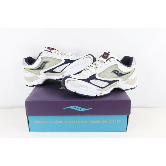 NOS Vintage Saucony Grid Shadow 9 Jogging Running Shoes Sneakers